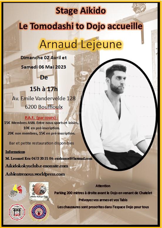 Arnaud lejeune avril et mai 2023